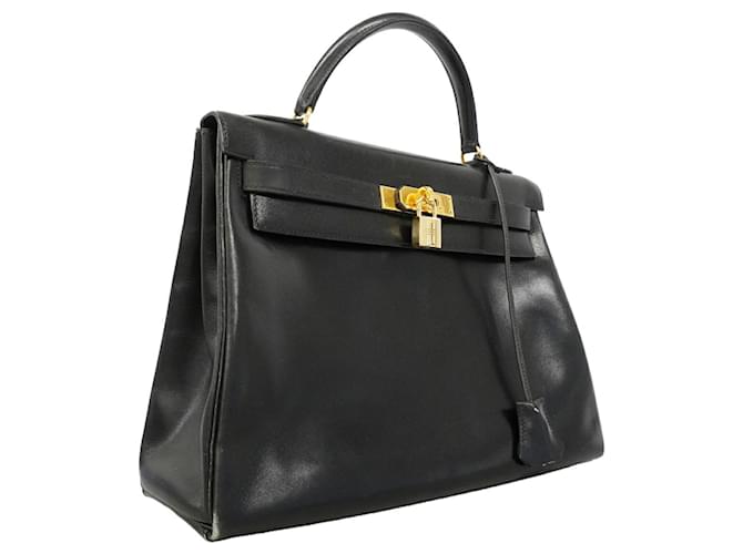 Hermès Borsa Hermes Kelly 32 Nero - vista 2