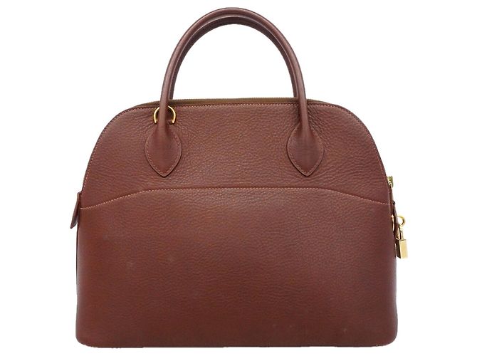 Hermès Borsa Hermes Bolide 31 Fjord Noisette Nocciola - vista 13