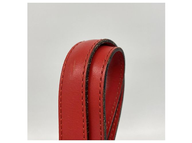 Borsa a tracolla Louis Vuitton Epi Saint Jacques Rosso - vista 12