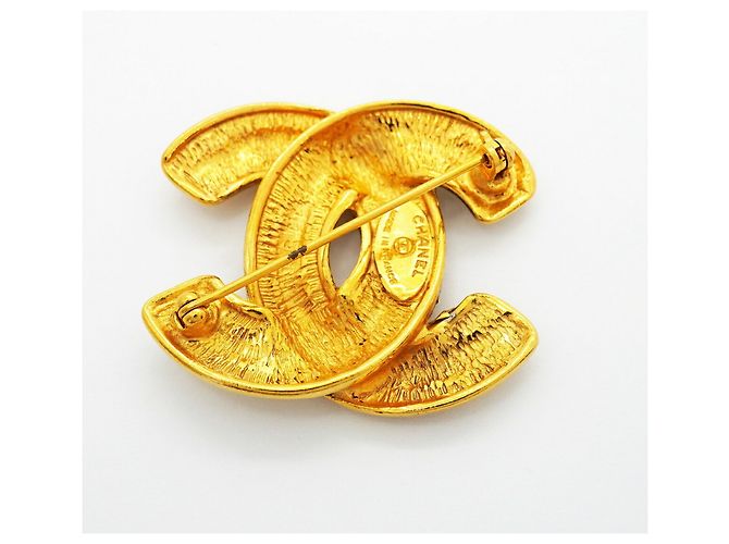 Spilla Chanel Coco Mark placcata oro D'oro - vista 5