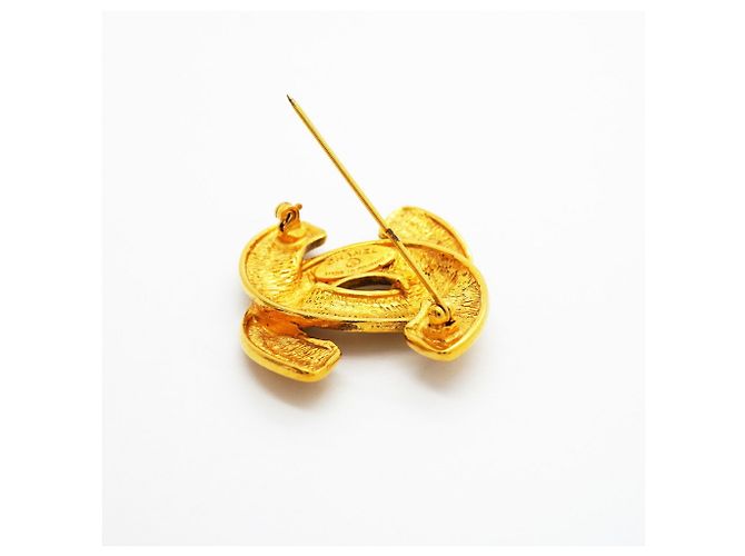 Spilla Chanel Coco Mark placcata oro D'oro - vista 7