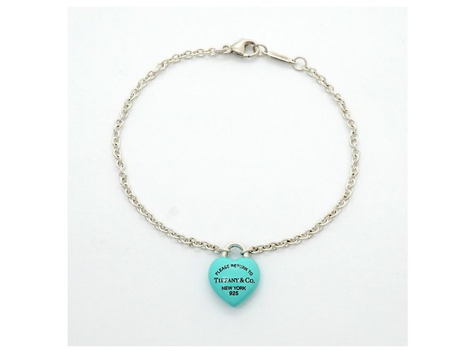 Bracciale con ciondolo a cuore Return to Tiffany & Co. Blu - vista 3