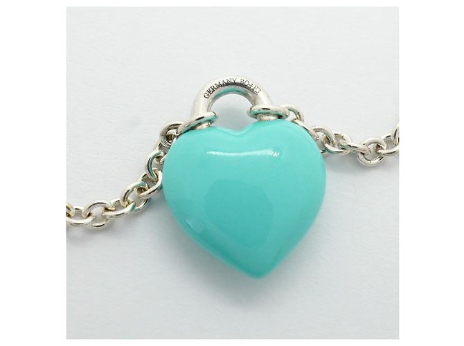 Bracciale con ciondolo a cuore Return to Tiffany & Co. Blu - vista 8