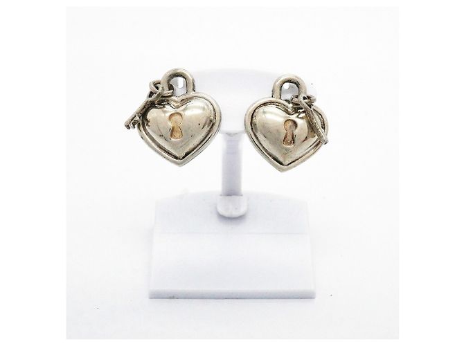 Orecchini Tiffany & Co. Heart Lock Key - vista 2