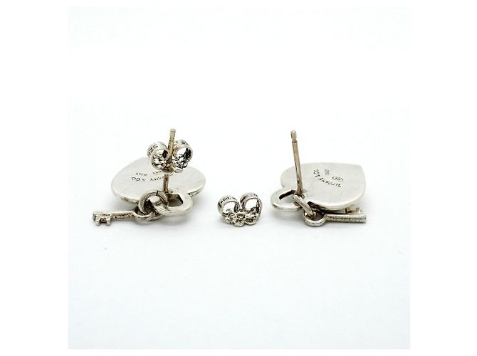 Orecchini Tiffany & Co. Heart Lock Key - vista 3