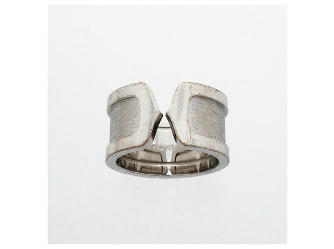 Anello Cartier C2 in oro bianco 18K - vista 2