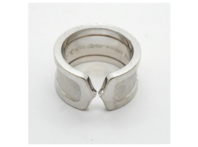 Anello Cartier C2 in oro bianco 18K - vista 3