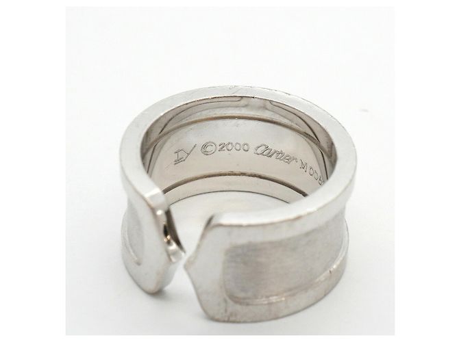 Anello Cartier C2 in oro bianco 18K - vista 4