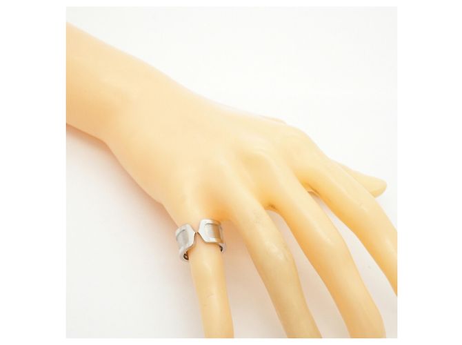 Anello Cartier C2 in oro bianco 18K - vista 8