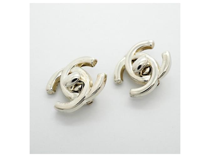 Orecchini a clip Chanel Silver Argento - vista 2