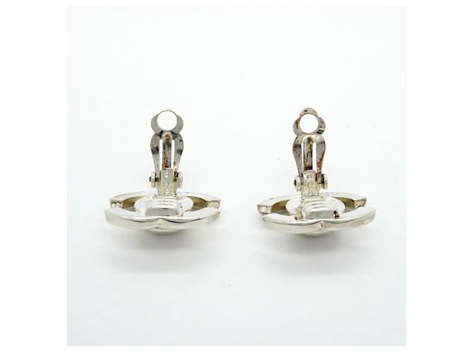 Orecchini a clip Chanel Silver Argento - vista 7