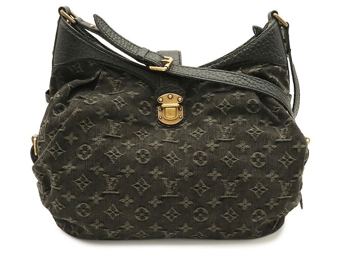 Borsa a tracolla Louis Vuitton Monogram Denim XS Nero - vista 2