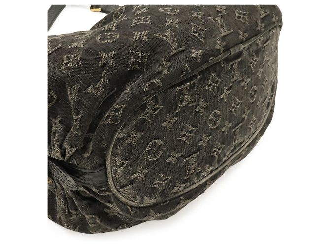 Borsa a tracolla Louis Vuitton Monogram Denim XS Nero - vista 4