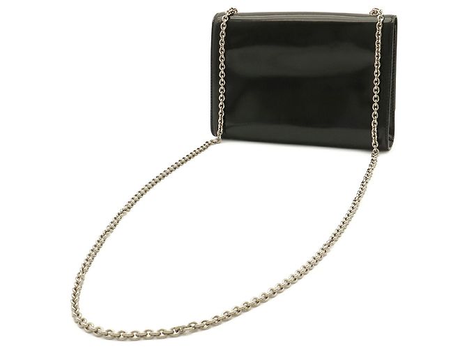 Borsa a tracolla Salvatore Ferragamo Vara Chain Nero - vista 3