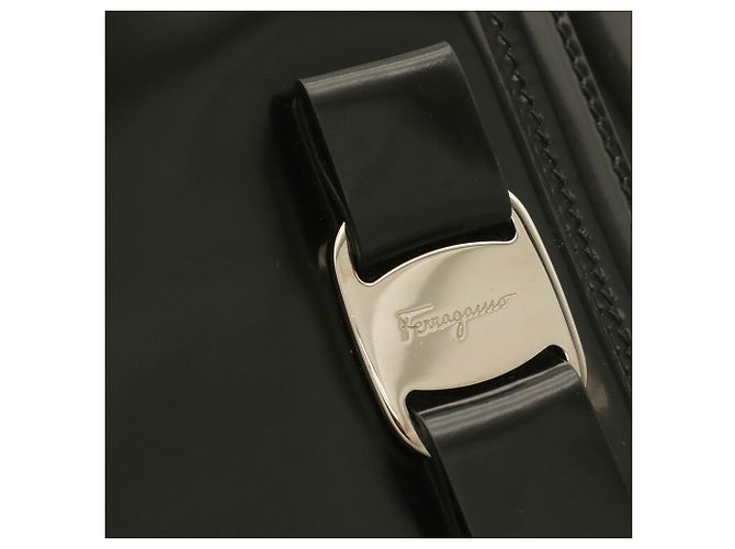 Borsa a tracolla Salvatore Ferragamo Vara Chain Nero - vista 5