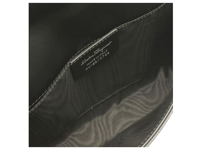 Borsa a tracolla Salvatore Ferragamo Vara Chain Nero - vista 7