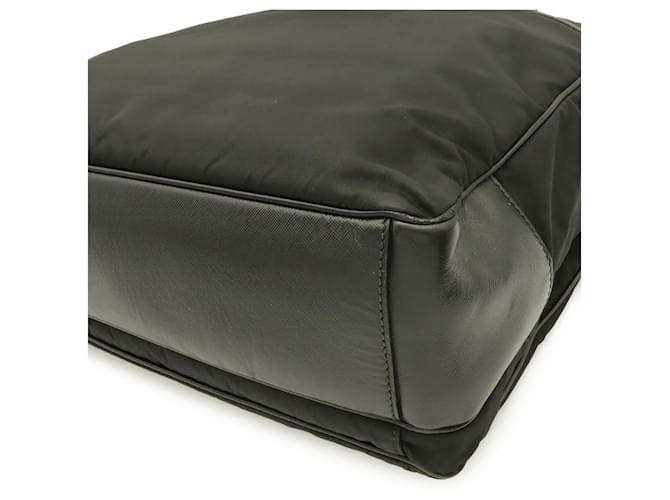 Borsa Tote Prada Triangle Nero - vista 4