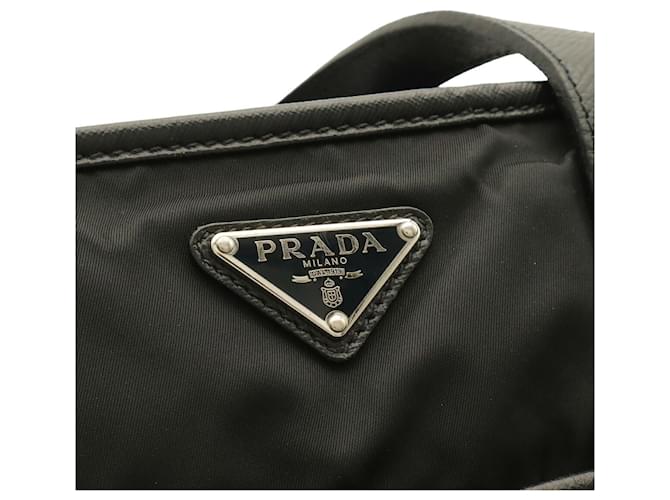 Borsa Tote Prada Triangle Nero - vista 5