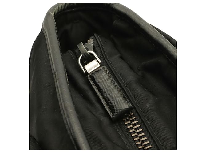 Borsa Tote Prada Triangle Nero - vista 7