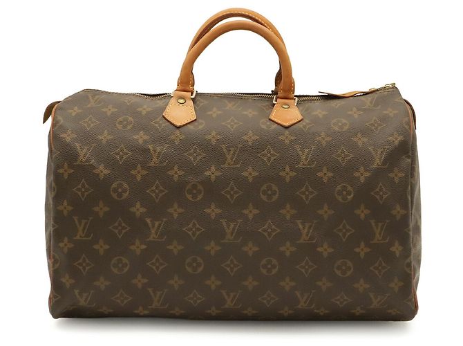 Borsa a mano Louis Vuitton Monogram Speedy 40 Marrone - vista 2