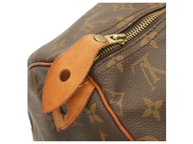 Borsa a mano Louis Vuitton Monogram Speedy 40 Marrone - vista 7