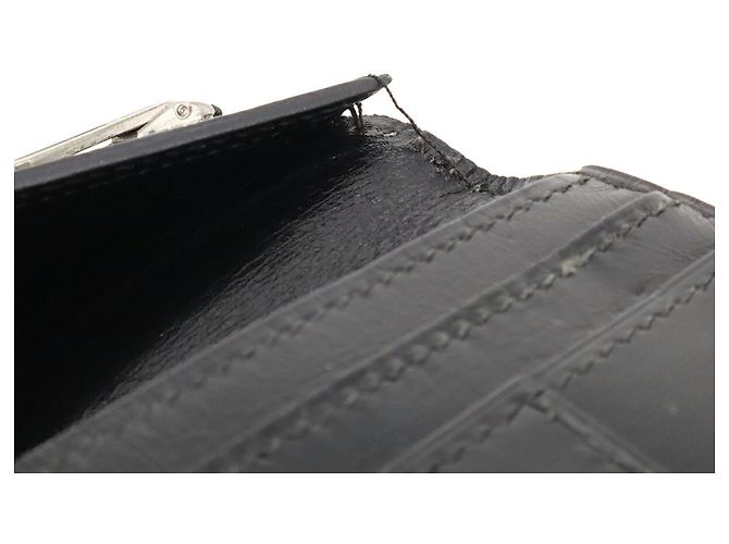 Hermès Cartera larga bi-fold Hermes Bearn Classic Negro - vista 8