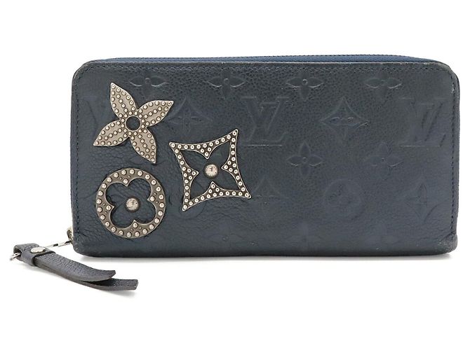 Louis Vuitton Monogram Empreinte Zippy Wallet Schwarz Rot - Ansicht 2