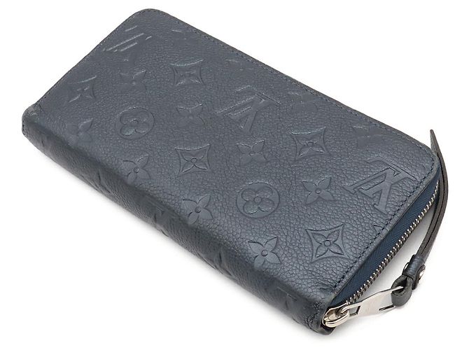 Louis Vuitton Monogram Empreinte Zippy Wallet Schwarz Rot - Ansicht 3
