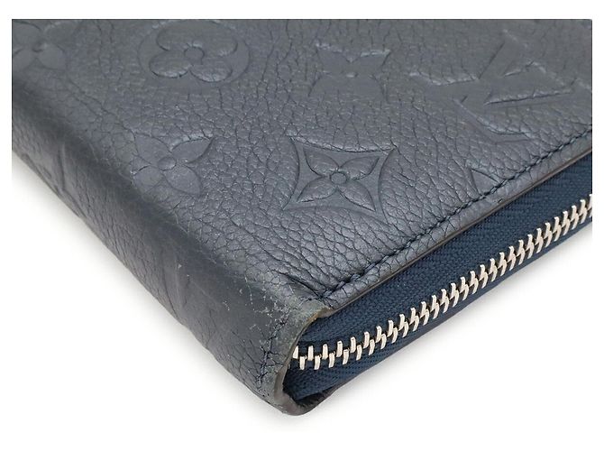 Louis Vuitton Monogram Empreinte Zippy Wallet Schwarz Rot - Ansicht 4