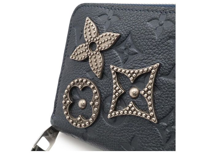 Louis Vuitton Monogram Empreinte Zippy Wallet Schwarz Rot - Ansicht 5