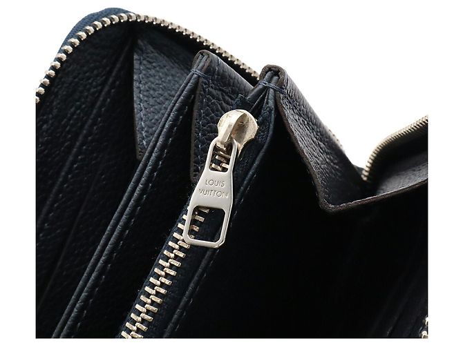 Louis Vuitton Monogram Empreinte Zippy Wallet Schwarz Rot - Ansicht 6