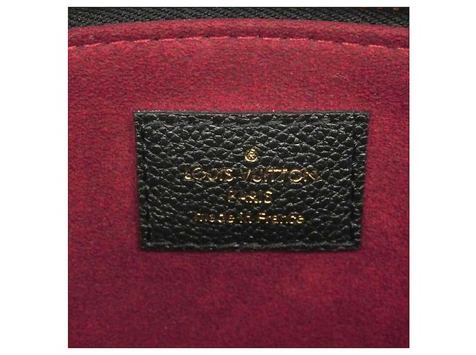 Borsa Louis Vuitton Monogram Empreinte Petit Palais Nero - vista 5