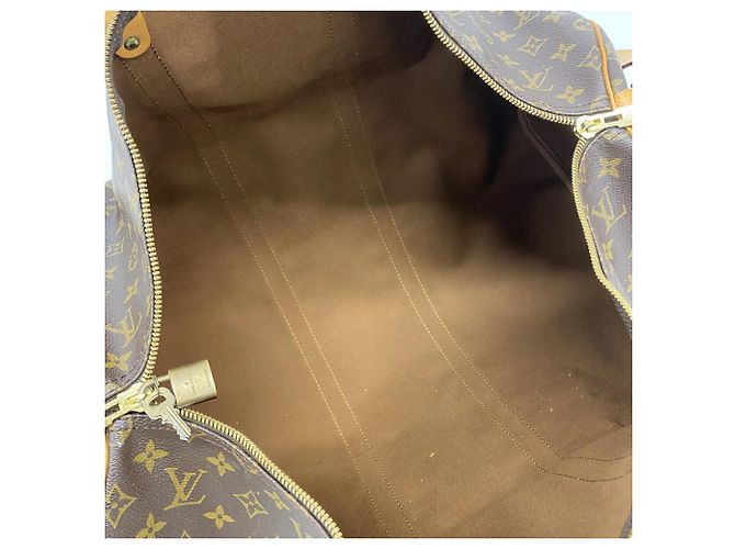 Borsa Boston Louis Vuitton - Monogram Keepall Bandoulière 55 Marrone - vista 4