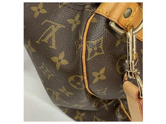 Borsa Boston Louis Vuitton - Monogram Keepall Bandoulière 55 Marrone - vista 7