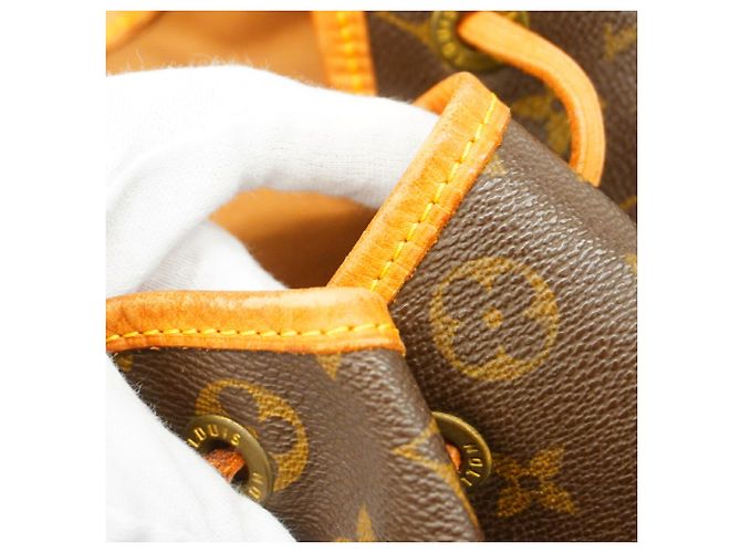 Mochila Louis Vuitton Monogram Montsouris GM Castaño - vista 7