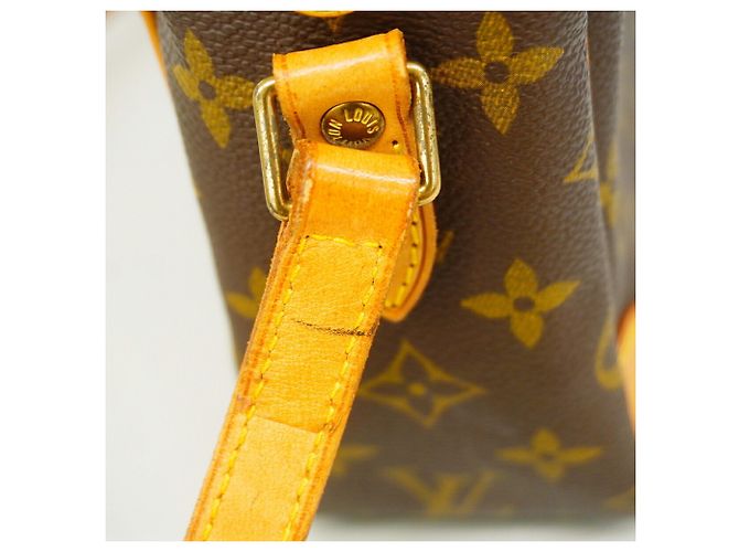Borsa a tracolla Louis Vuitton Monogram Trocadero 30 Marrone - vista 7
