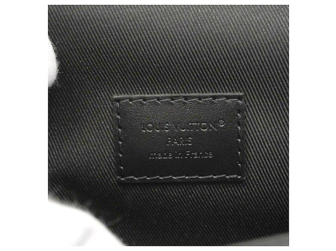 Borsa a tracolla portafoglio indossabile Louis Vuitton Monogram Eclipse Steamer Nero - vista 5