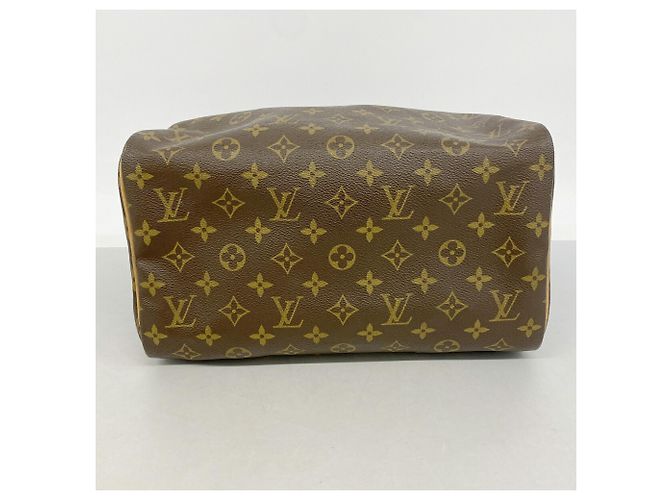 Borsa Louis Vuitton Monogram Speedy 30 Marrone - vista 3