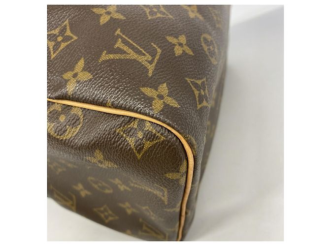 Borsa Louis Vuitton Monogram Speedy 30 Marrone - vista 7