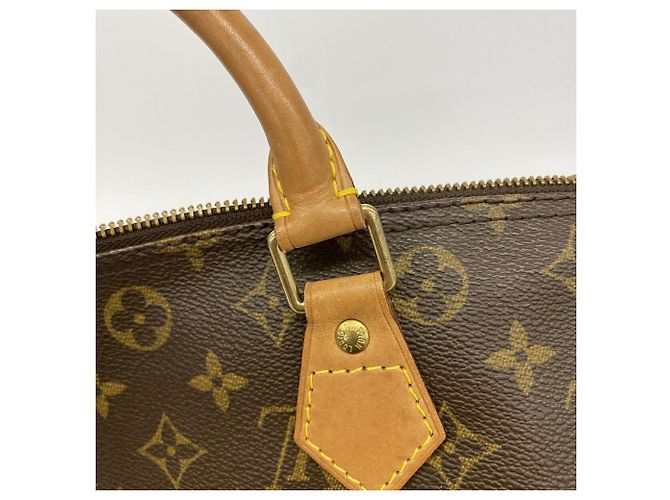 Borsa Louis Vuitton Monogram Speedy 30 Marrone - vista 9