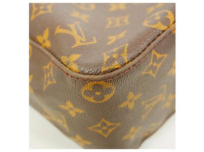 Borsa a tracolla Louis Vuitton Monogram Looping GM Marrone - vista 6