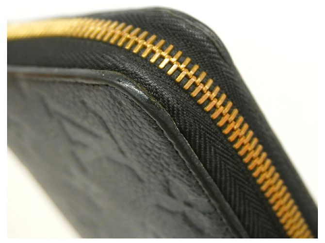 Louis Vuitton Monogram Empreinte Zippy Wallet M60571 Noir Negro - vista 6