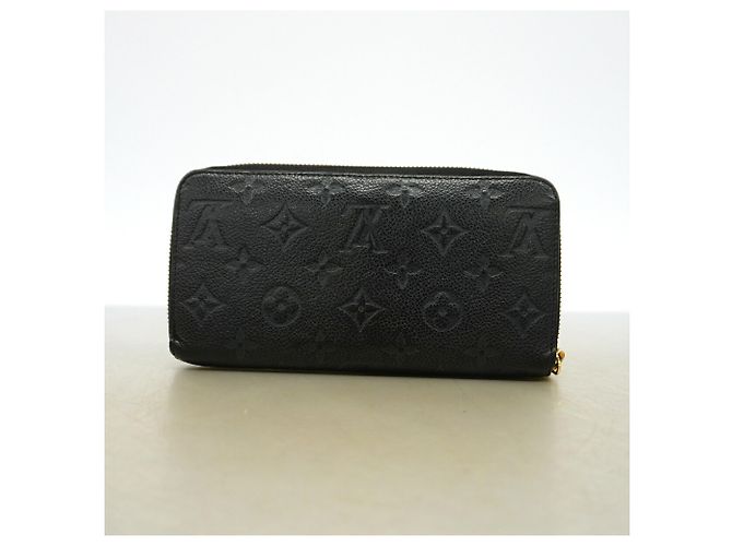 Louis Vuitton Monogram Empreinte Zippy Wallet M60571 Noir Negro - vista 9