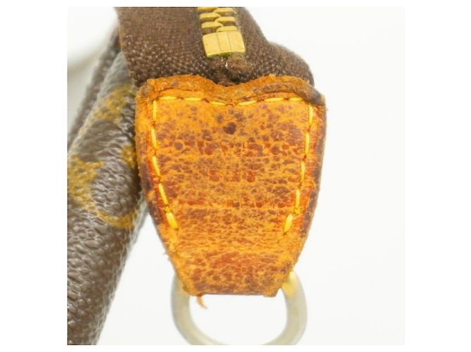 Borsa Louis Vuitton Monogram Pochette Accessoires Marrone - vista 5