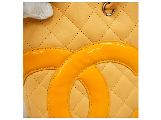Chanel Cambon Tote Bag aus Lammleder Beige - Ansicht 10