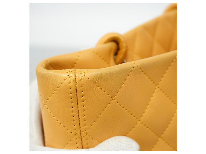 Chanel Cambon Tote Bag aus Lammleder Beige - Ansicht 9