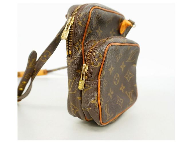 Borsa a tracolla Louis Vuitton Monogram Mini Amazon Marrone - vista 2