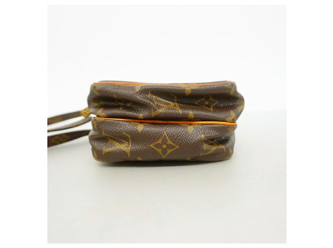 Borsa a tracolla Louis Vuitton Monogram Mini Amazon Marrone - vista 3
