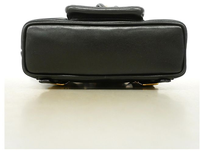 Bamboo Zaino Gucci in pelle nera con bambù Nero - vista 3