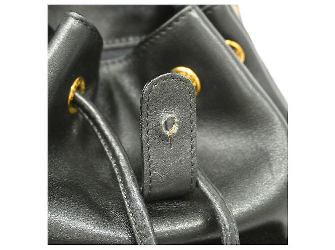 Bamboo Zaino Gucci in pelle nera con bambù Nero - vista 6